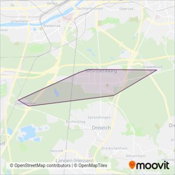 Stadtwerke Neu-Isenburg coverage area map
