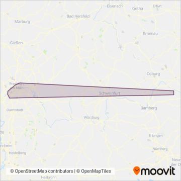Схема покрытия компании In-der-City-Bus