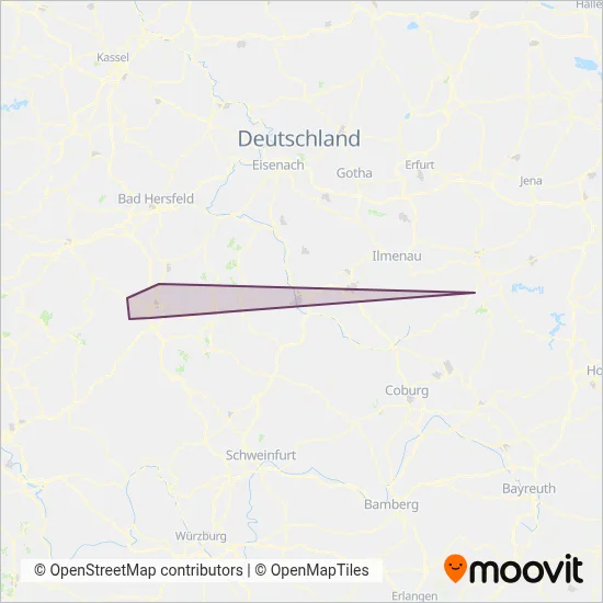 RhönEnergie Bus GmbH (Bus) Verbundsgebiet