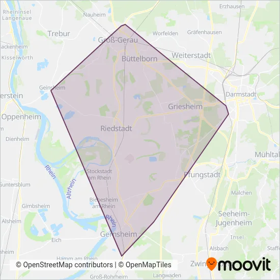 Müller Omnibusbetrieb (Bus) Verbundsgebiet