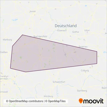 Схема покрытия компании VGO Alsfeld