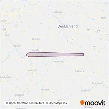 ESWE Verkehrsgesellschaft mbH coverage area map