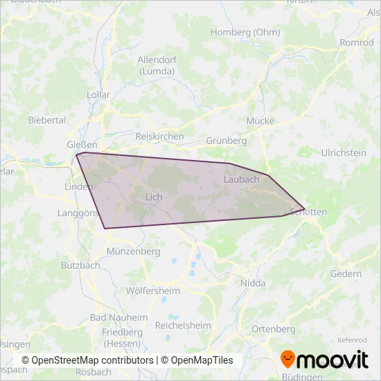 Verkehrsgesellschaft Gießen mbH Verbundsgebiet