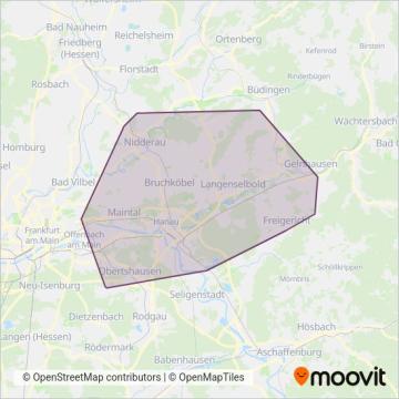 Stroh Busverkehr GmbH (Bus) coverage area map