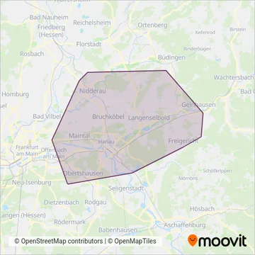 Схема покрытия компании Stroh Busverkehr GmbH (Автобус)