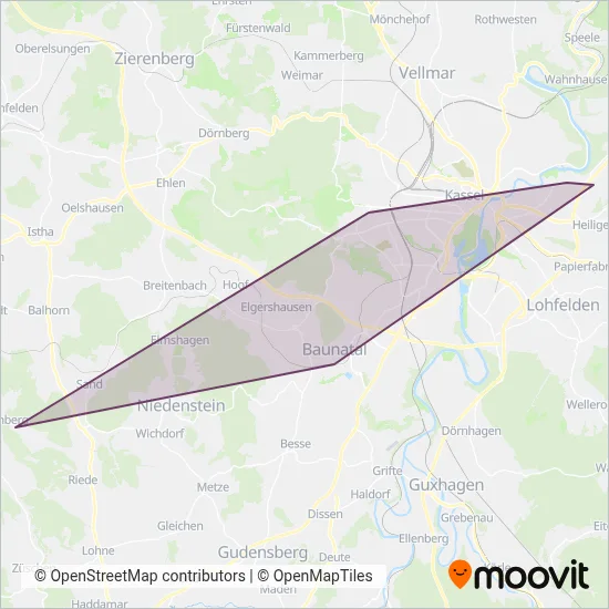 HLB Hessenbus Kassel Verbundsgebiet