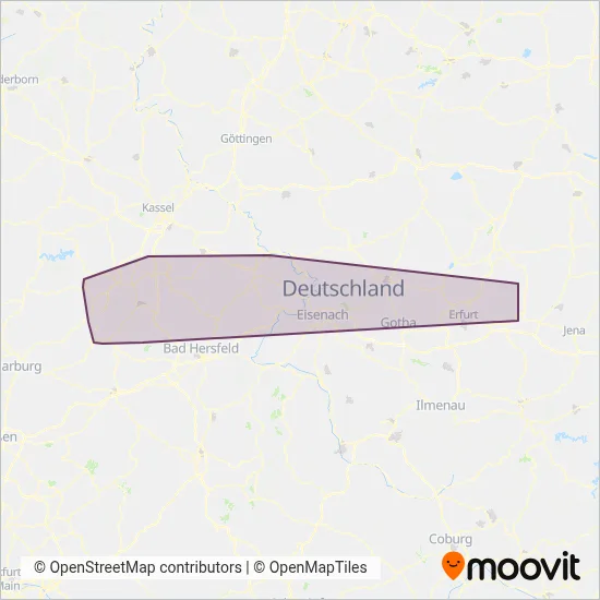 Frölich Reisen GmbH (Bus) Verbundsgebiet