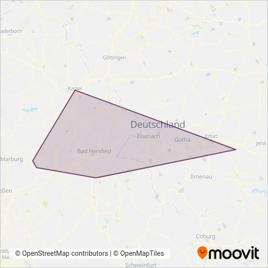 Käberich Omnibusbetrieb (Bus) Verbundsgebiet