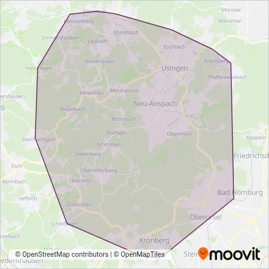 HLB Bus GmbH (Bus) Verbundsgebiet