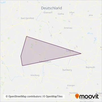 Bus6 coverage area map