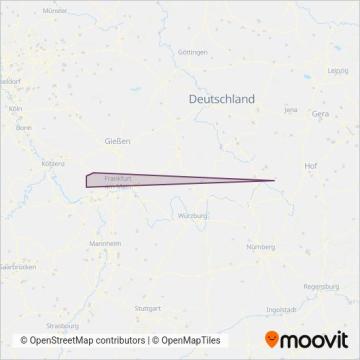 ESE Verkehrsgesellschaft mbH coverage area map