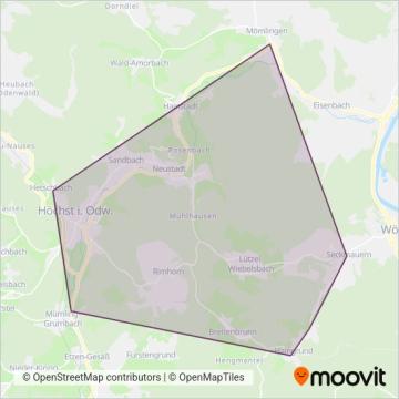 Omnibus Friedrich coverage area map