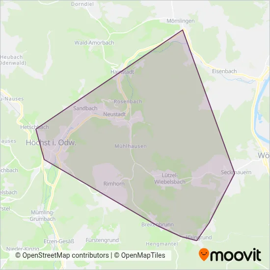 Omnibus Friedrich Verbundsgebiet