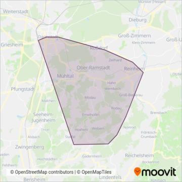 FS Omnibus GmbH & Co. KG coverage area map