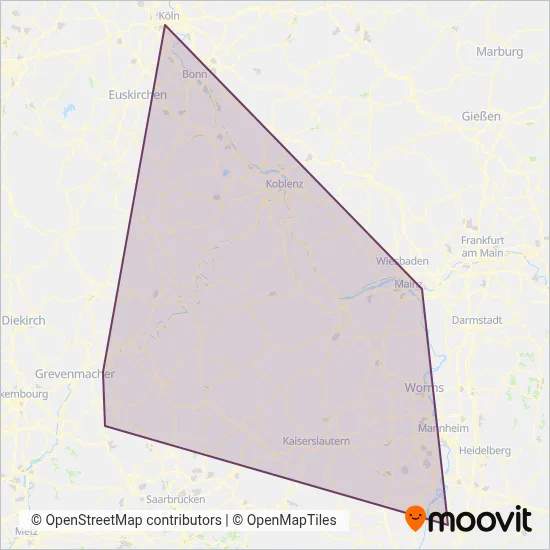 SÜWEX Verbundsgebiet