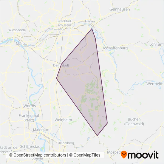 VIAS Rail GmbH (Bahn) Verbundsgebiet