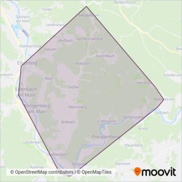 Miltenberg-Elsavatal coverage area map