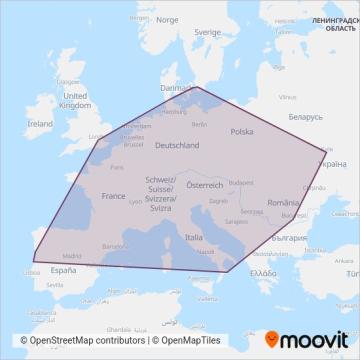 FlixBus-de coverage area map
