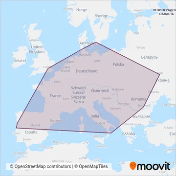 FlixBus-de coverage area map