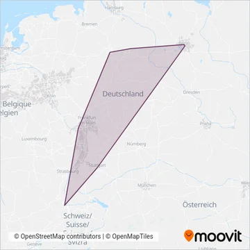 FlixTrain-de coverage area map