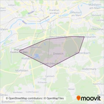 Kreativ Tours GmbH coverage area map