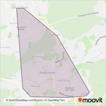 Schau in's Land Hain GmbH coverage area map