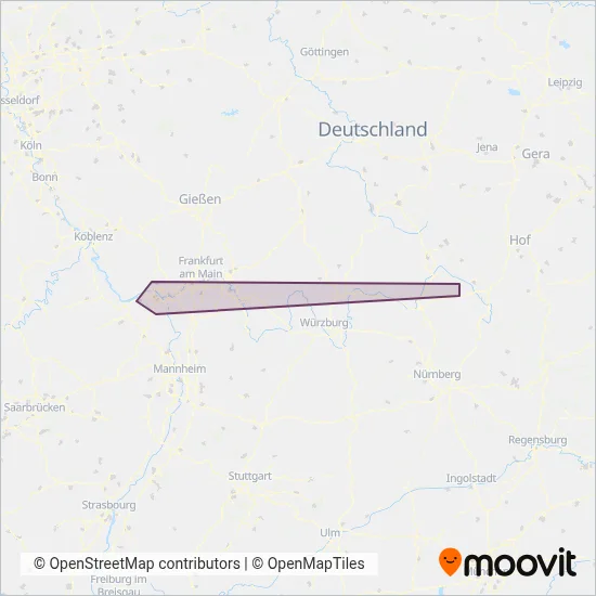 Mainzer Mobilität (Bus) coverage area map