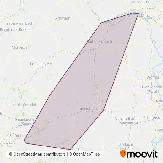 DB Regio AG Mitte Verbundsgebiet