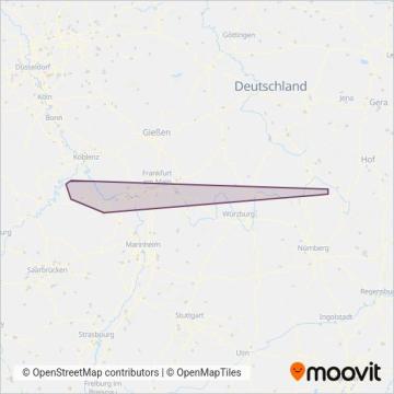 Stemmler Bus GmbH coverage area map