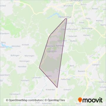 Euskirchen coverage area map