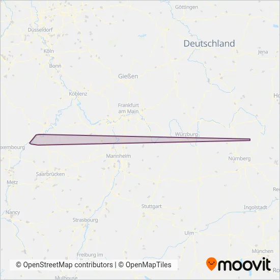Stadtwerke Trier coverage area map