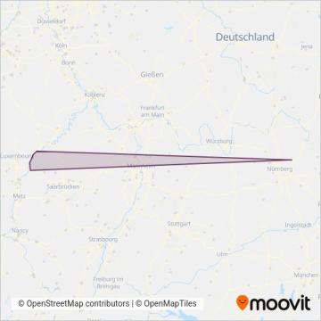 Saargau on Tour coverage area map
