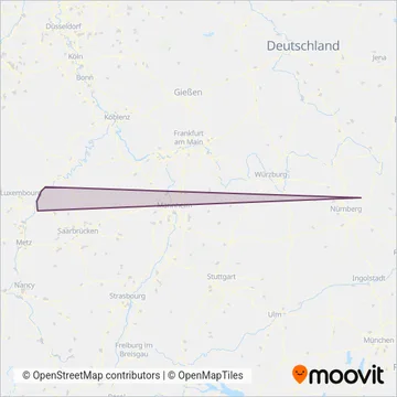 Saargau on Tour coverage area map