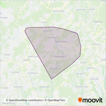 Linden Reisen coverage area map