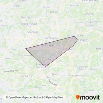 Baron Reisen GmbH coverage area map