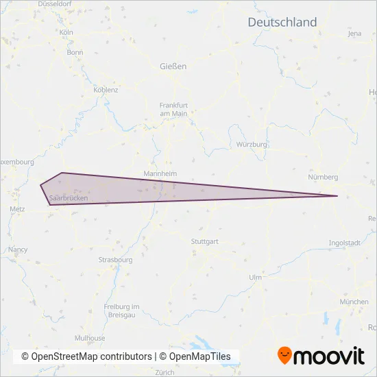 KVS GmbH coverage area map