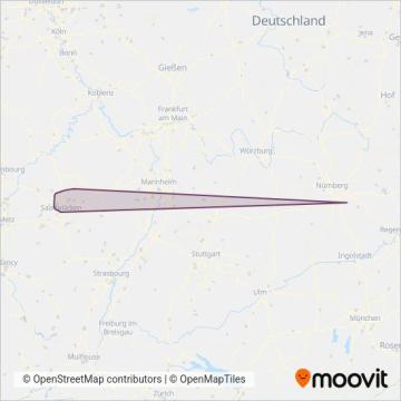 NVG Neunkircher Verkehrs GmbH coverage area map