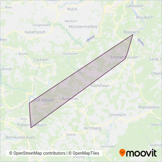 Rhenus Veniro (Bahn) Verbundsgebiet