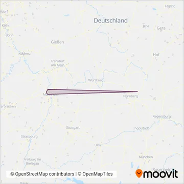 Dürk-Reisen coverage area map
