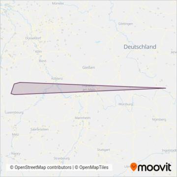 Andre-Touristk coverage area map