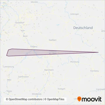 Andre-Touristk coverage area map