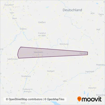 Westpfalz coverage area map