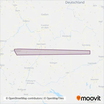 Reise Fischer GmbH coverage area map