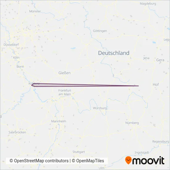 Koblenzer Verkehrsbetriebe GmbH coverage area map