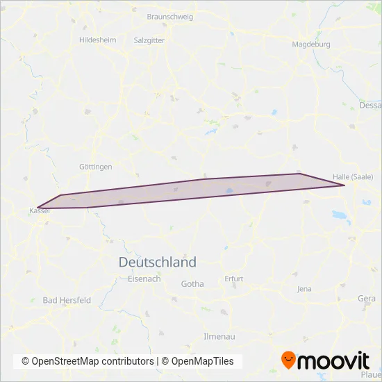 Abellio Rail Mitteldeutschland GmbH Verbundsgebiet