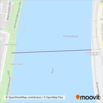 Gilles Personenschifffahrt GmbH coverage area map