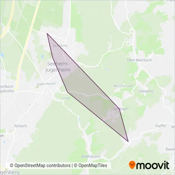 Gemeinde Seeheim-Jugendheim coverage area map