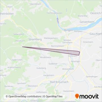 ORN im RNN (Cable Car) coverage area map