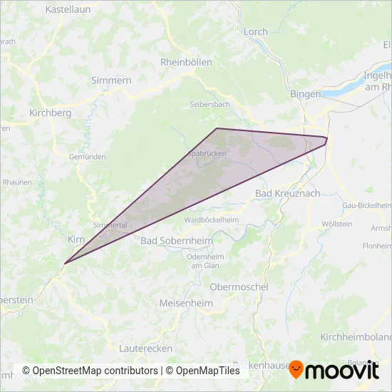ORN im RNN (Cable Car) coverage area map
