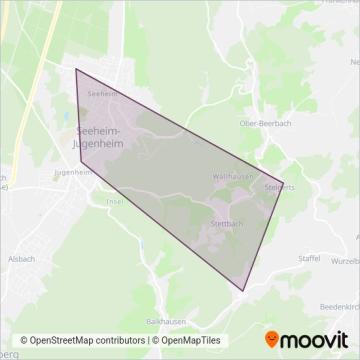 Схема покрытия компании Gemeinde Seeheim-Jugendheim